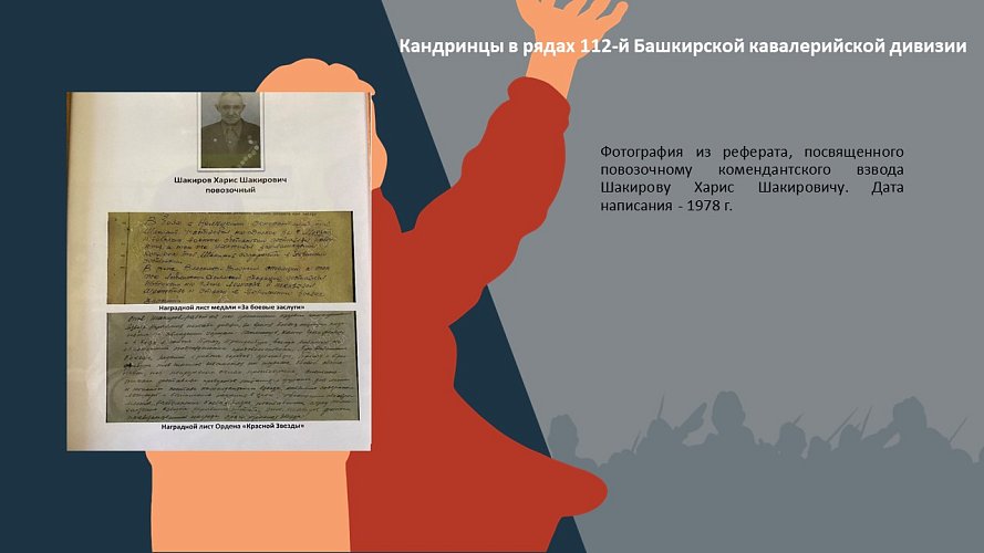 «Кандринцы в рядах 112-й Башкирской кавалерийской дивизии»